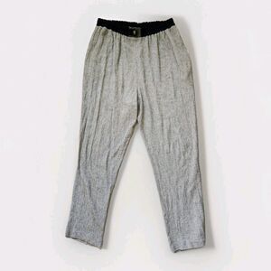 VTG Nancy Bolen City Girl Gray Textured Pants High Rise Straight Leg Womens XL